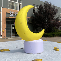 Lune gonflable géante personnalisée, imperméable, facile à installer, marque AERORECREATION, alimentation USB/prise, pour événements islamiques du Ramadan