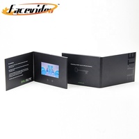 Dernière innovation écran cadeau de message personnalisé, publicité commerciale, publicité de vœux, vidéo lcd, carte de livret