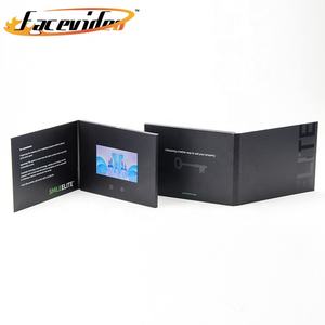 Pantalla de regalo de mensajes personalizados, tarjeta de folleto de vídeo lcd, publicidad, felicitación, novedad - Product Image 3