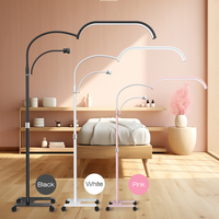 Lampe demi-lune LED haute luminosité pour l'usine d'extension de cils en gros Profession Moon Ring Light