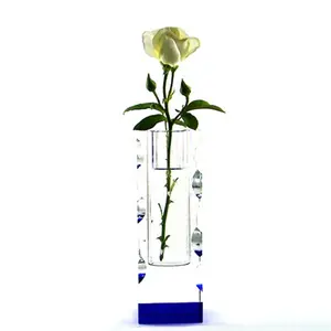 Kunden spezifische Enterprise Crystal Trophy dekorative Glas anzeige Geschenk Kristall Souvenir