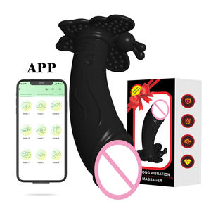 APP Control Remoto Vibrador Mariposa Punto G Vibrador Inalámbrico <span class=keywords><strong>Anal</strong></span> y Vaginal Masajeador Usable Vibrador Juguetes Sexuales para <span class=keywords><strong>Mujeres</strong></span> - Product Image 1