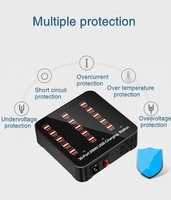 Hot Outdoor Smart 30 Ports USB Hub Station de charge Power Multi Port Speed Wall Charger Dock Charger Home Office Adapter 200W