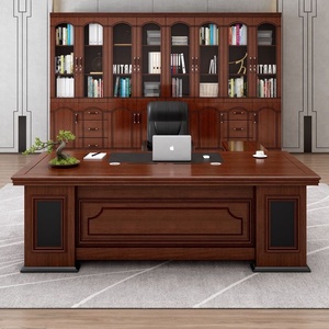 Escritorio Moderno en Forma de L para Jefe, Director Ejecutivo, Muebles Clásicos de Oficina, Escritorio para Directores Gerenciales - Product Image 4