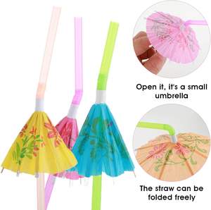 Venta al por mayor <span class=keywords><strong>precio</strong></span> barato todo tipo de pajitas decorativas para beber cóctel - Product Image 4