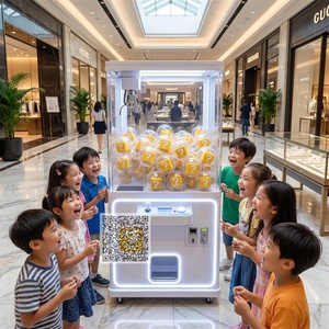 Llavero Cubo Misterioso Amarillo con Bloque de Preguntas, Juguete Sorpresa con Temática de Videojuegos para Máquinas Expendedoras Gashapon, Regalo a Granel para Fiestas - Product Image 2