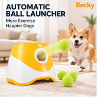 Vente en gros de jouets interactifs pour chiens, lanceur automatique de balles pour chiens, lanceur de balles de tennis électrique automatique pour chiens, jouet pour animaux de compagnie
