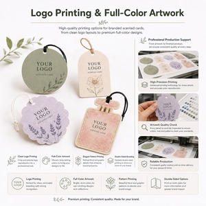 Tarjetas Aromáticas Personalizadas <span class=keywords><strong>y</strong></span> Empaques de Regalo para Cafeterías, Marcas de Bienestar <span class=keywords><strong>y</strong></span> Tiendas de Estilo de Vida, Ambientador de Aire para Auto de Larga Duración - Product Image 6