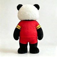 Vêtements à thème panda en vente, ensembles de vêtements panda en vente, vêtements rouges personnalisés pour hommes et femmes, événement sportif du Nouvel An