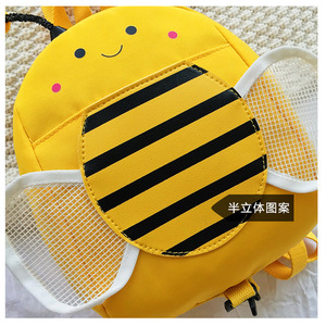 Mochila de Seguridad Antipérdida para Niñas PLAYMAX con Estampados de Animales, Tela de Algodón Impermeable, Correa Antipérdida Resistente - Product Image 5