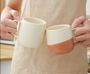 Venta al por mayor <span class=keywords><strong>semillas</strong></span> de sésamo diseño taza de café de cerámica mate reutilizable taza de café de cerámica logotipo personalizado porcelana capuchino Taza de cerámica - Product Image 3