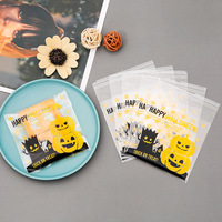 Sac d'emballage recyclable OPP PP pour la pâtisserie d'Halloween et de Noël, pour les gâteaux de lune, les aliments, les bijoux, les bonbons, les collations, les animaux de compagnie, les chips
