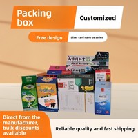 Boîtes d'emballage pharmaceutique pliables personnalisables en nano UV argenté pour fournitures médicales avec conception de logo gratuite