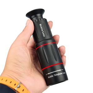 Mini monoculaire 18x25 avec trépied, optique universelle, lentille de télescope en verre pour téléphone portable - Product Image 3