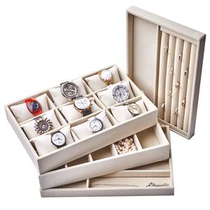 फैशन रिंग घड़ी डिस्प्ले ट्रे स्टाइलिश आभूषण कंटेनर आपके लक्जरी सामान को आसानी से व्यवस्थित करने के लिए - Product Image 2