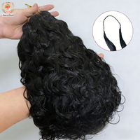 Nouvelle tendance, extensions de cheveux en crochet sans nœuds, pré-séparées, vague d'eau, qualité 12A, cheveux humains brésiliens, extensions de cheveux en plumes
