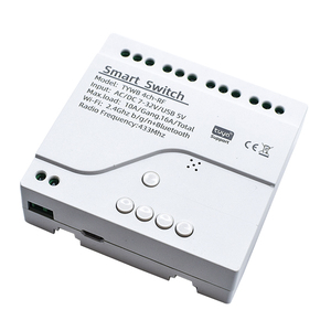 4 Way Smart Module <strong>Switch</strong> 12v 24v 7-32v Tuya Smart Life RF 433.92MHz Smart Voice <strong>Speaker</strong> Alexa Alice Google Wifi Global <strong>Control</strong> - Product Image 1