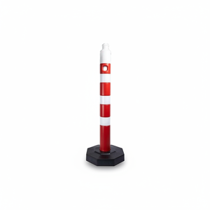 Poste de advertencia basado en grava reflectante de 120X12 cm para uso en carreteras - Product Image 2