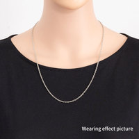 Collier classique en forme de serpent avec croix, chaîne de type O, chaîne cubaine italienne