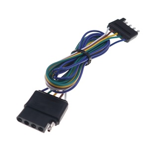 Connecteur de remorque américain à 5 broches, câble d'extension, adaptateur pour camping-car, connexion de feux arrière, 48 pouces, cuivre PVC - Product Image 2