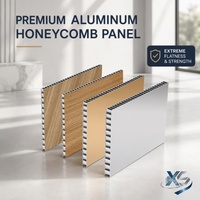 Panneau sandwich en nid d'abeille en aluminium, résistant au feu et à l'eau, design moderne pour façades de bâtiments, murs, plafonds - Commercial