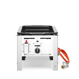 Bake-Master Mini HENDI 58kW Design Industriale in Acciaio Inossidabile Resistente all'Acqua Arredamento da Esterno 340x540x(H)320mm per Piccoli Spazi - Product Image 1