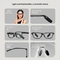 Lunettes intelligentes INMO Go3 AI AR avec écran tactile OLED de 1,3 pouces, traduction (161 langues), téléprompteur vocal, remplaçables