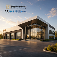Edificio Industrial Prefabricado de Estructura de Acero Moderna ZW con Acero Galvanizado y Alta Resistencia al Viento