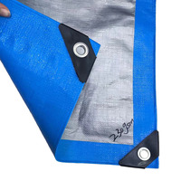 Bâche tissée en PE de premier choix, bâche polyvalente super résistante, taille personnalisée, 70-210 g/m², longueur 50m/100m, service de découpe