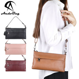 กระเป๋าสะพายข้าง AndoBag รุ่น Simple ทำจากหนังแท้ ทรง Satchel ขนาดเล็ก ดีไซน์ทันสมัย สไตล์ลำลอง สายสะพายสองเส้น รุ่น 1857 - Product Image 1