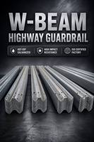 Vigas de Acero para Barandas de Seguridad a Buen Precio, AASHTO M180, Barandas y Vigas en W Galvanizadas para Protección Duradera en Carreteras