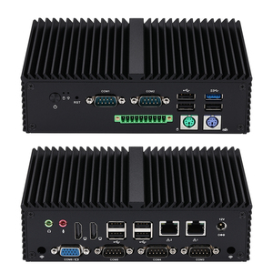 Qotom N100มินิพีซี Quad Core 3.4GHz, dual 2.5G LAN (Realtek), DDR5, NVMe, HD + VGA, ps/ 2, COM, <span class=keywords><strong>GPIO</strong></span>-fanless อุตสาหกรรม X86พีซี - Product Image 1