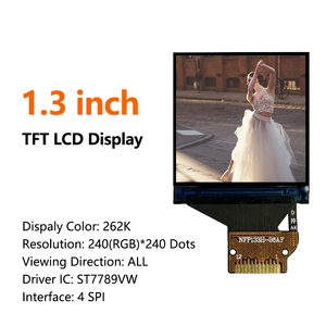 1.3 inch TFT vuông hiển thị Module transmissive IC st7789vw Màn hình IPS TFT 240(RGB)* 240 pixels LCD hiển thị - Product Image 3