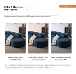 Canapé Bulle Personnalisable Compressé pour <span class=keywords><strong>Salon</strong></span>, Fauteuil Lounge Rond Moderne en Velours Côtelé, Qualité Fiable pour Appartement - Product Image 5