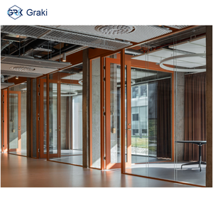 <span class=keywords><strong>Cloison</strong></span> vitrée sans cadre Panorama, système 108 mm, écologique, absorption acoustique 45 dB+, pour bureau moderne - Product Image 5