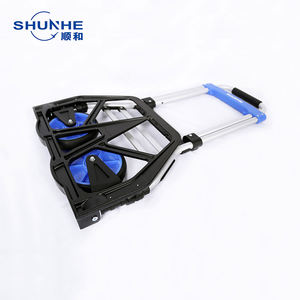 Capacité de charge de 220lb Personnaliser le chariot à bagages pliable en aluminium robuste Style bricolage - Product Image 3