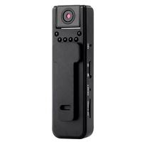 A8 Klip Belakang Kamera Mini 1080P Perekam Video Digital Kecil Portabel Kamera Tubuh Penglihatan Malam Inframerah Camcorder Perekam Serbaguna