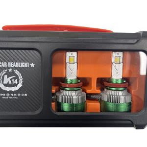 Nouvelle conception K14 double couleur 3000K 6000K FLASH Ampoule de phare LED de voiture compatible avec H4 H7 H8 H11 9005 9006 12V - Product Image 1
