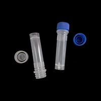 Microtubes Sarstedt en PP de 0,5 ml, 1,5 ml, 2 ml, plats ou coniques, ambrés ou transparents, à vis, pour cryoconservation