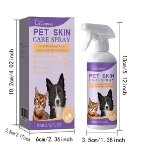 Natural aliviar la picazón <span class=keywords><strong>Dermatitis</strong></span> Eczema gato perro herida picazón alivio mascota cuidado de la piel Spray - Product Image 6