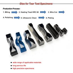 Máquina de Fabricación de Muestras de Mancuernas de Plástico Digital ISO 37 <span class=keywords><strong>ASTM</strong></span> 624, Equipo de Máquina Cortadora de Goma para Mancuernas - Product Image 6