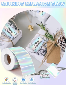 Tùy chỉnh thiết kế in ấn không thấm nước trong suốt ba chiều 3D ba chiều tính xác thực nhiệt an Ninh Nhãn dán nhãn - Product Image 4