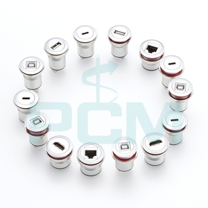 อะแดปเตอร์ Cat6 RJ45 ตัวเ<span class=keywords><strong>มี</strong></span>ย-ตัวเ<span class=keywords><strong>มี</strong></span>ย <span class=keywords><strong>แบบ</strong></span>ฝังในแผง ตัวเชื่อมต่อ RJ45 <span class=keywords><strong>แบบ</strong></span>ทะลุผ่าน สำหรับ<span class=keywords><strong>สาย</strong></span>เคเบิลเครือข่าย Ethernet LAN ใช้ได้กับ Cat5 และ Cat5e - Product Image 2