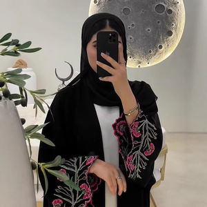 Zifeng OEM Mode Moyen-Orient Dubaï <span class=keywords><strong>Robe</strong></span> <span class=keywords><strong>Abaya</strong></span> Cardigan Arabe Brodé - Product Image 4