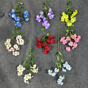 Bouquets de fleurs artificielles de pommier sauvage en soie, faits à la main, pour décorations de mariage, arrangements au sol, accessoires de photographie, décoration intérieure - Product Image 2