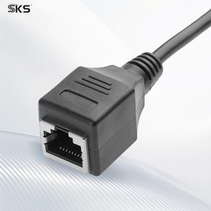 Câble adaptateur convertisseur Cantell 15cm B9 9 broches femelle RJ45 femelle, extension RS232, résolution 1080p, PVC, transfert de données rapide - Product Image 4