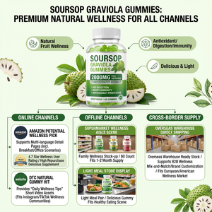 OEM/ODM özel etiket fabrikasının ekşi Sop Gummies yetişkin sindirim yardım için iyi tadım vitaminleri bağışıklık destek antioksidan - Product Image 2