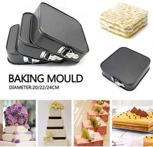 Moules A Bonbons <span class=keywords><strong>Lapin</strong></span> Moule Pain Rectangulaire Muffins Ordinaire Plaques Pizza Ordinaires Tarte Amovible Anneau De Mousse Roule - Product Image 4