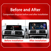 Écran d'affichage multimédia 12,3'' Carplay Android Auto DSP 4 Go pour BMW Série 1 F20/F21, unité principale GPS Navi, non compatible avec les modèles 2011-2019