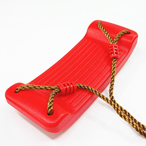 Sedia a Dondolo Curva per Bambini con Seduta in Plastica per Parco Giochi Interno ed Esterno - Product Image 4